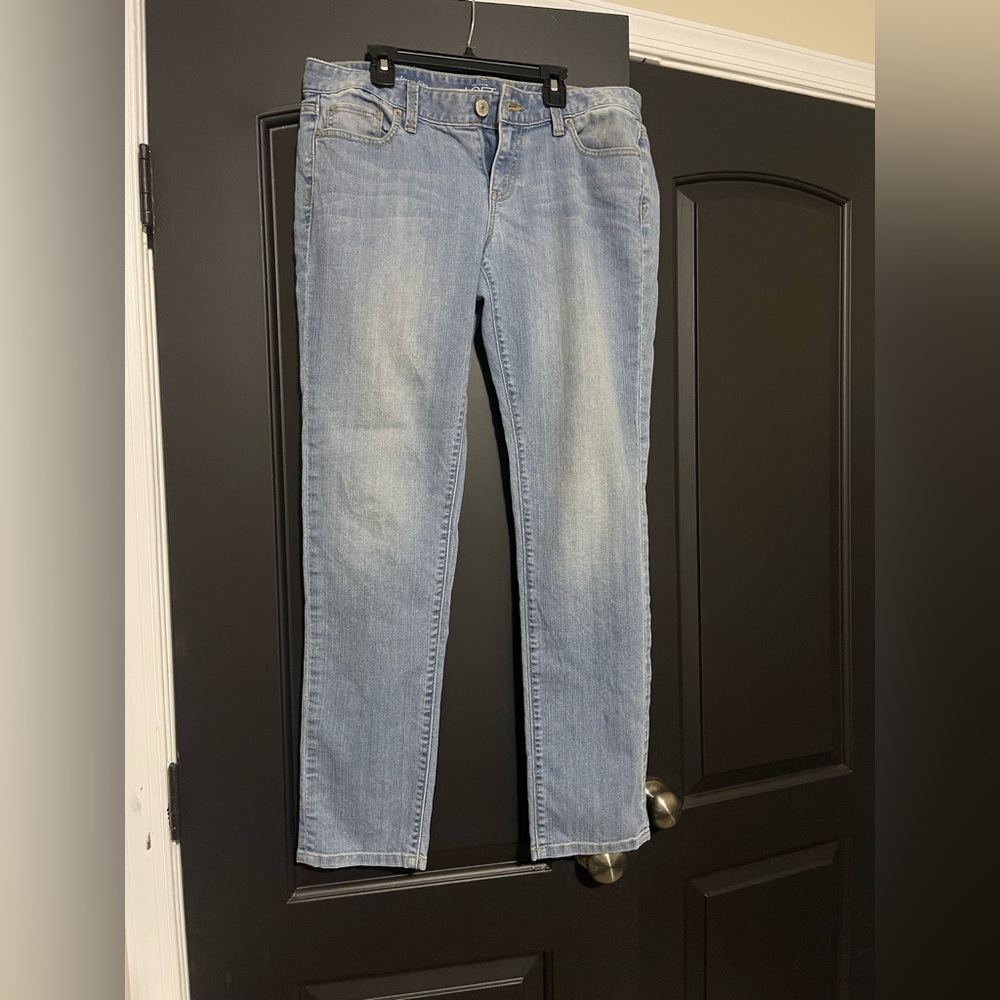 LOFT Light Blue Straight Leg Jeans